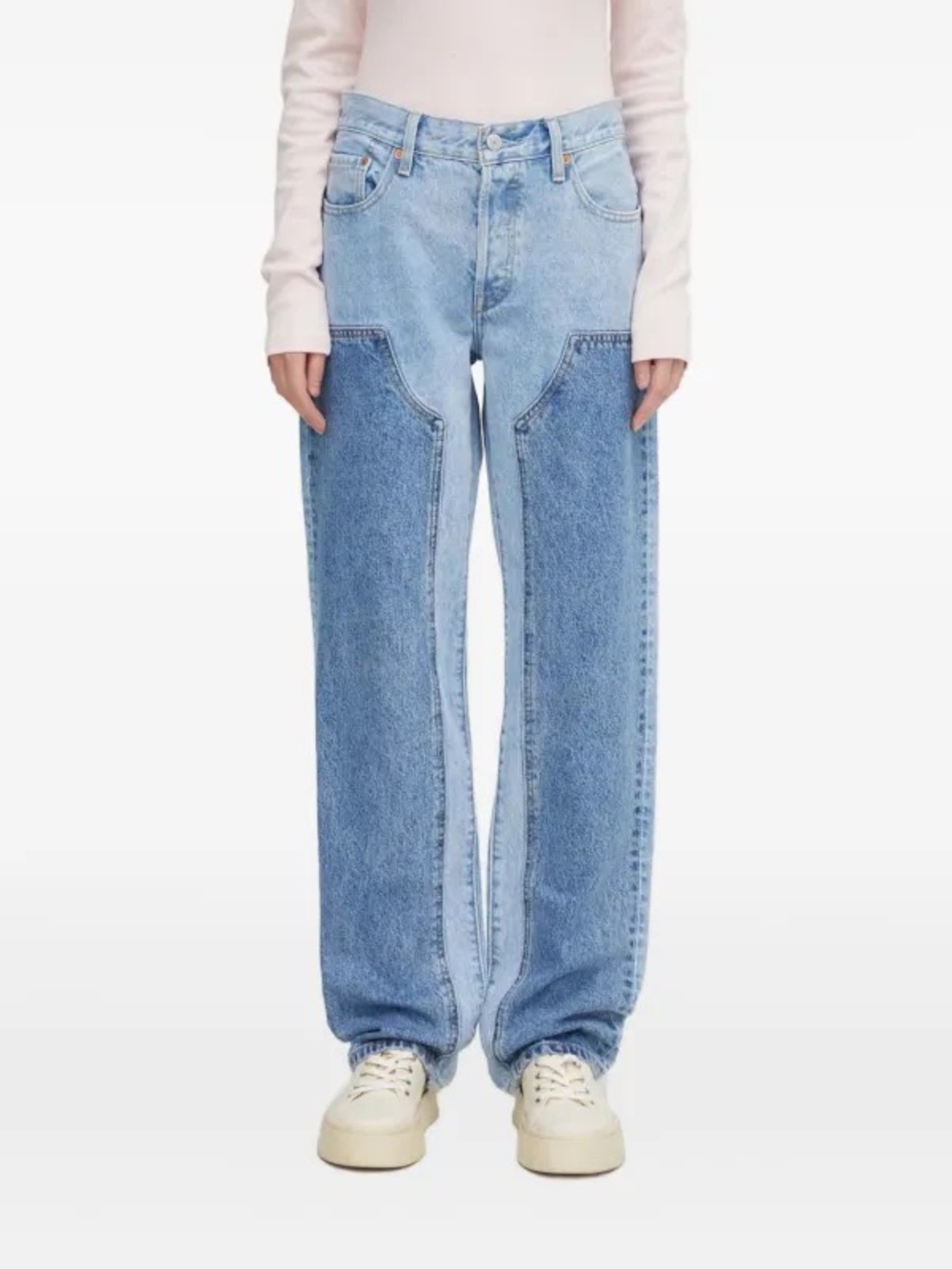 Levi's 501 90s Chaps Jeans 31 Denim Blue Classic Minimalist Western Boho Edgy